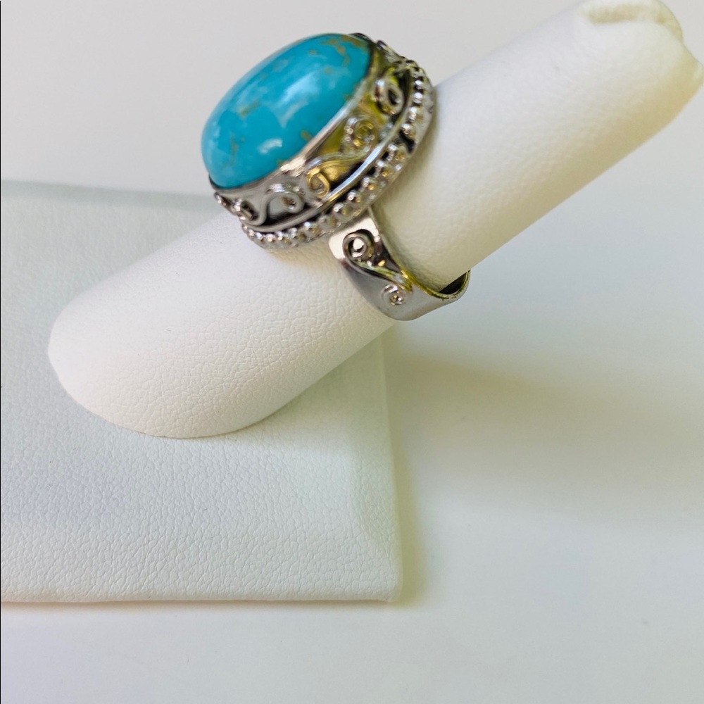 BALI COLLECTION TURQUOISE RING - Picture 2 of 4